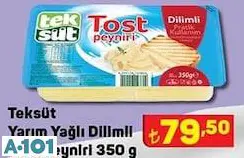 TEKSÜT YARIM YAĞLI DİLİMLİ TOST PEYNİRİ